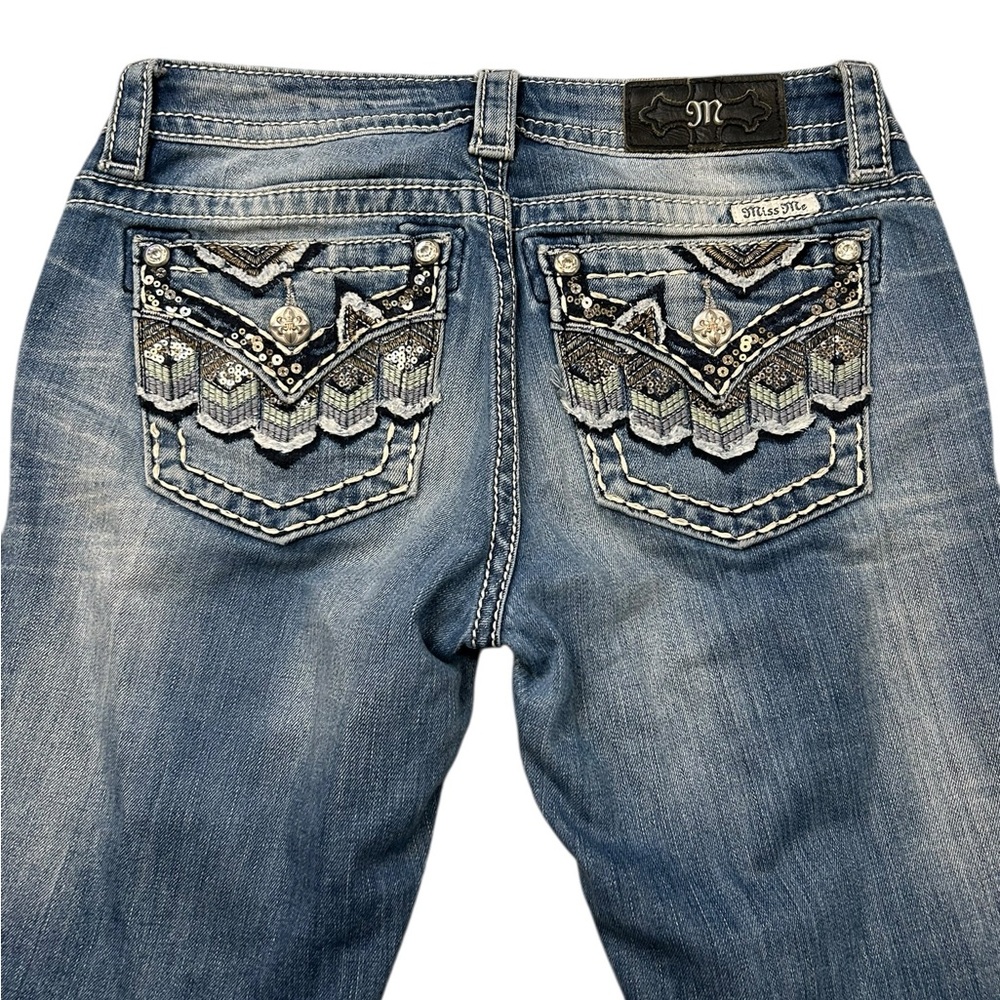 MISS ME Women’s Signature Skinny Embellished Gypsy Jeans 26